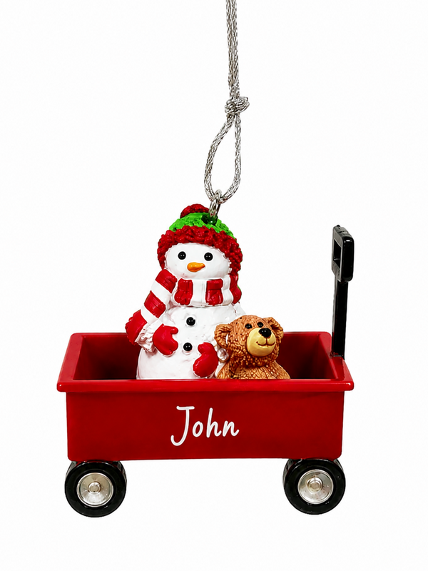 WAGON ORNAMENT-JOHN