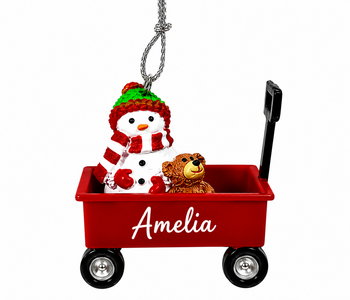 WAGON ORNAMENT-AMELIA