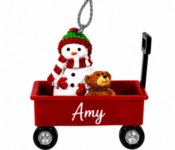 WAGON ORNAMENT-AMY