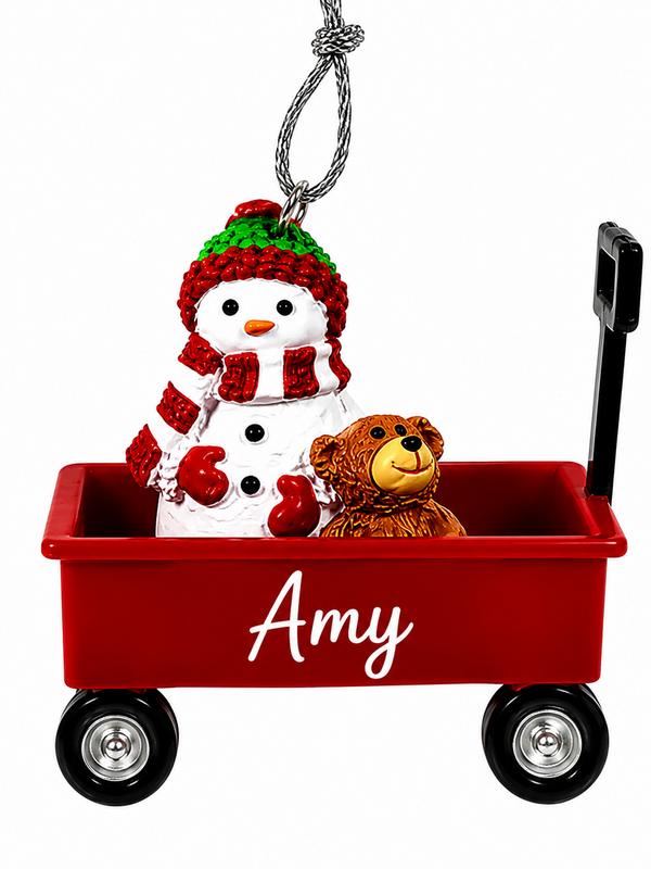 WAGON ORNAMENT-AMY