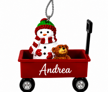 WAGON ORNAMENT-ANDREA