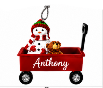 WAGON ORNAMENT-ANTHONY