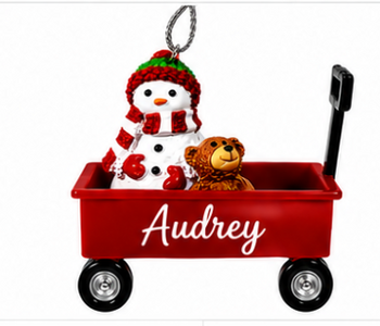 WAGON ORNAMENT-AUDREY