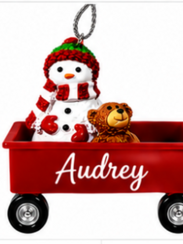 WAGON ORNAMENT-AUDREY