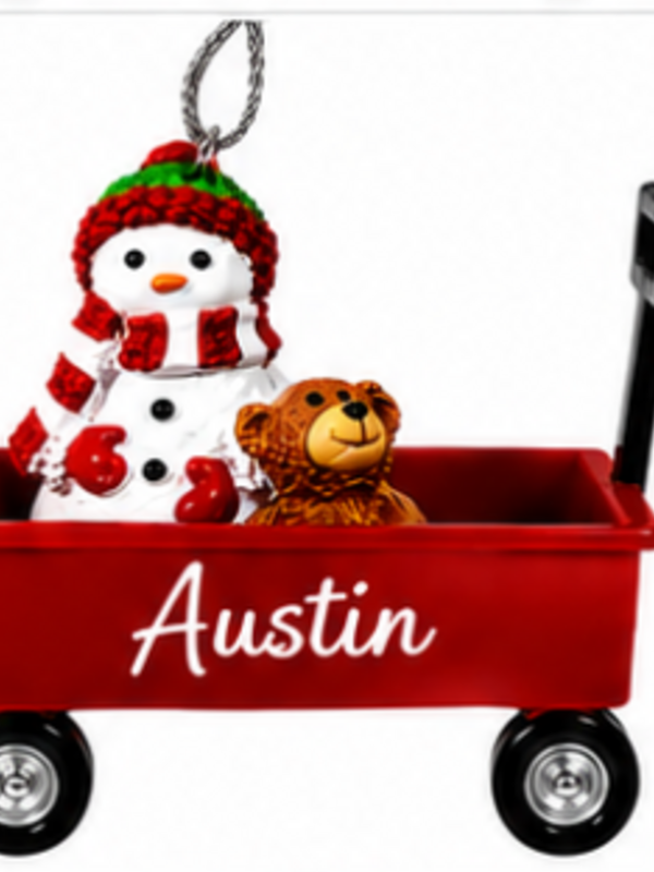 WAGON ORNAMENT-AUSTIN