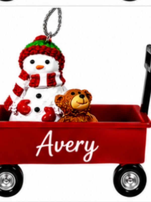 WAGON ORNAMENT-AVERY