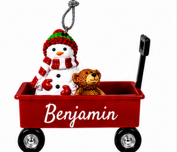 WAGON ORNAMENT-BENJAMIN