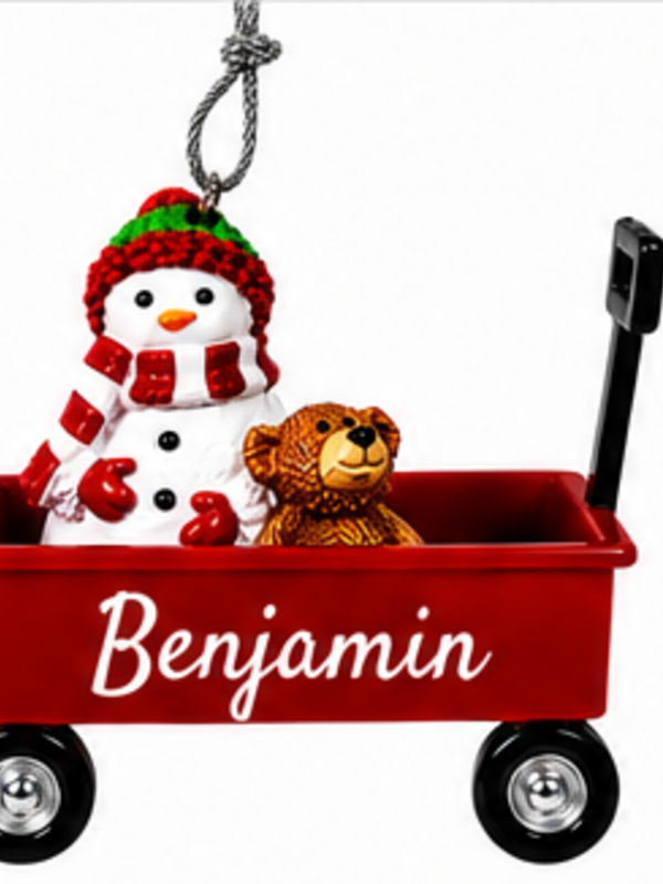 WAGON ORNAMENT-BENJAMIN