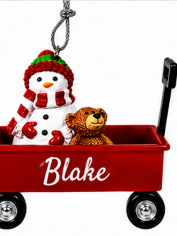 WAGON ORNAMENT-BLAKE