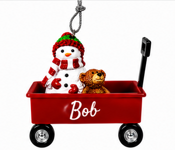 WAGON ORNAMENT-BOB