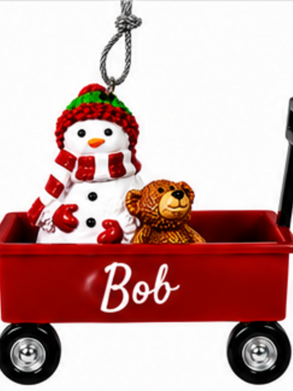 WAGON ORNAMENT-BOB