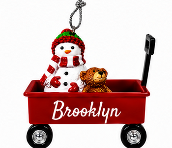 WAGON ORNAMENT-BROOKLYN
