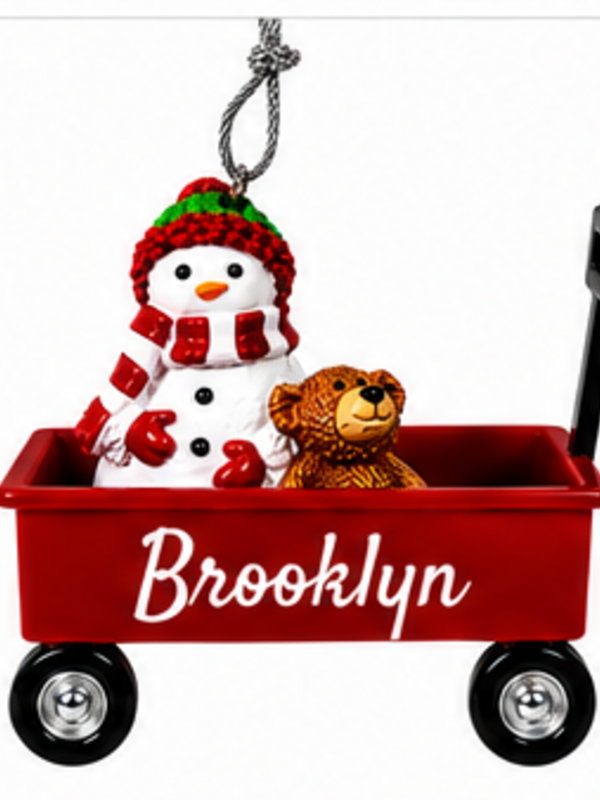 WAGON ORNAMENT-BROOKLYN