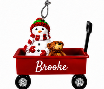 WAGON ORNAMENT-BROOKE