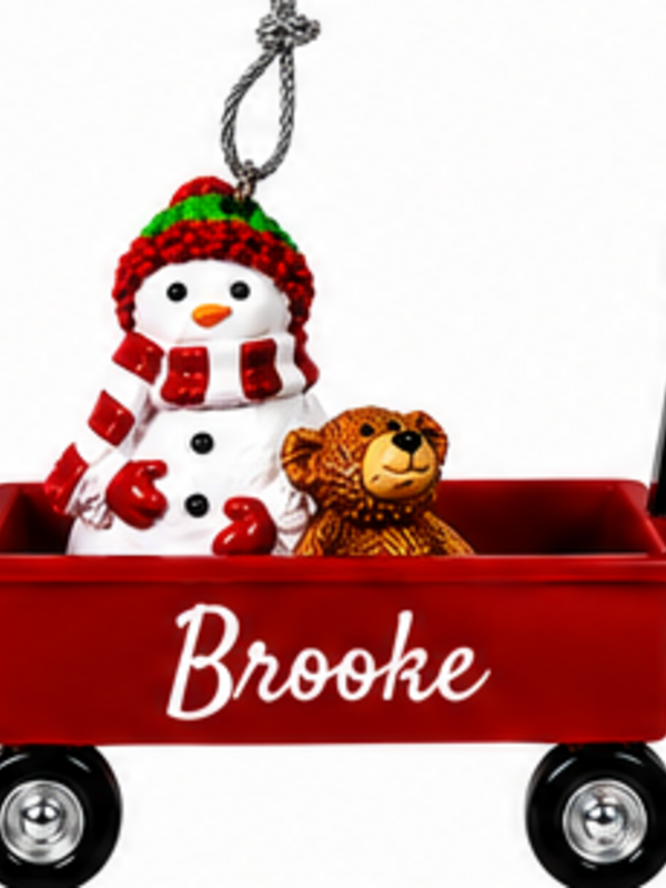 WAGON ORNAMENT-BROOKE