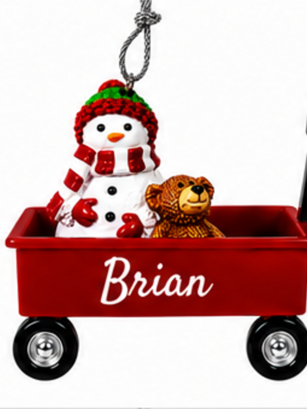 WAGON ORNAMENT-BRIAN