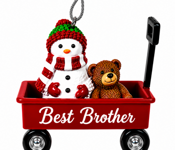 WAGON ORNAMENT-BEST BROTHER