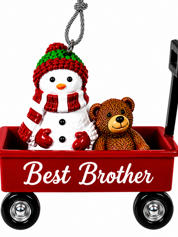 WAGON ORNAMENT-BEST BROTHER