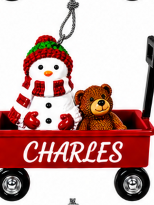 WAGON ORNAMENT-CHARLES