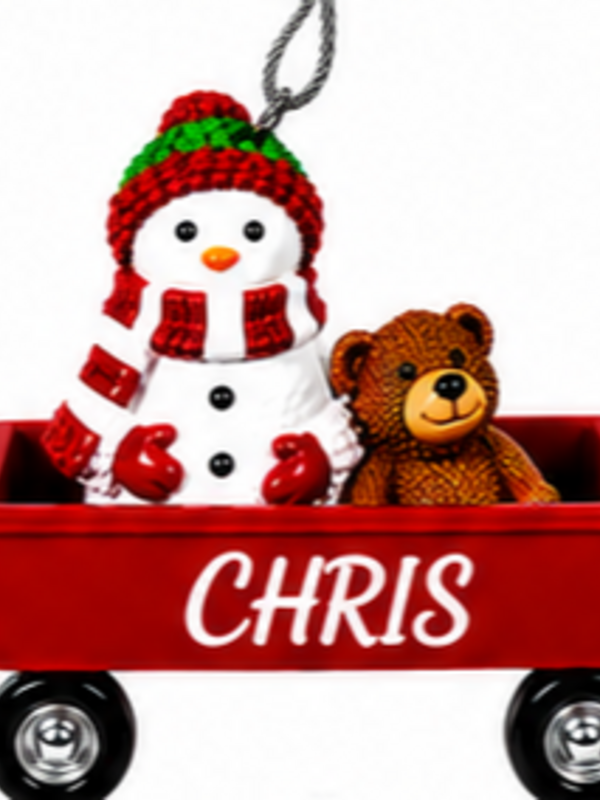 WAGON ORNAMENT-CHRIS