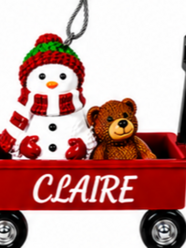 WAGON ORNAMENT-CLAIRE