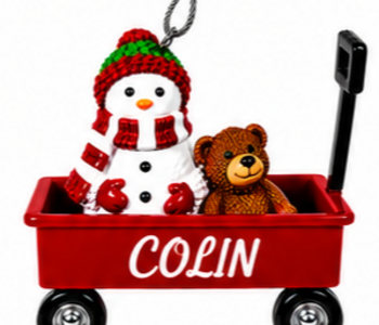 WAGON ORNAMENT-COLIN