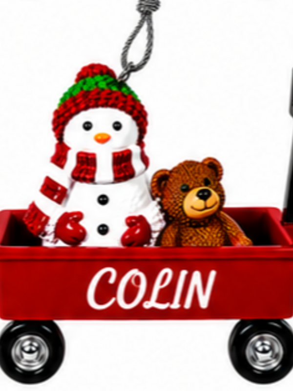 WAGON ORNAMENT-COLIN