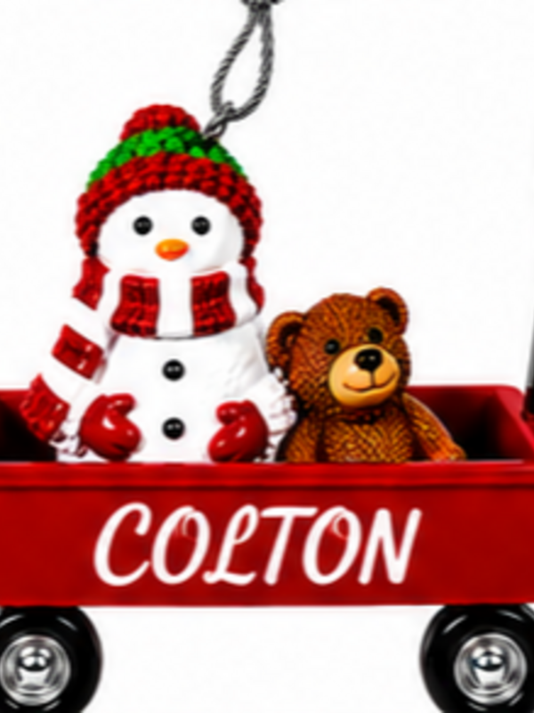 WAGON ORNAMENT-COLTON