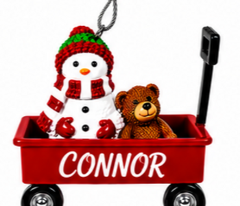 WAGON ORNAMENT-CONNOR