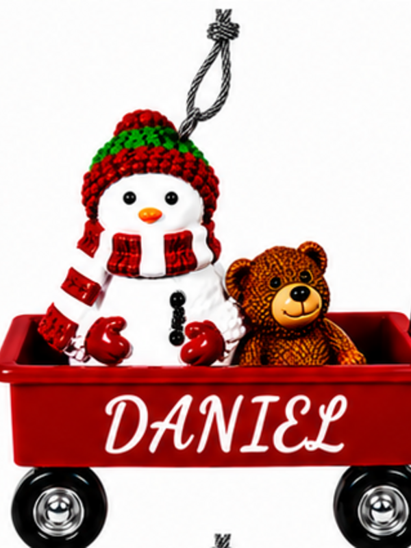 WAGON ORNAMENT-DANIEL