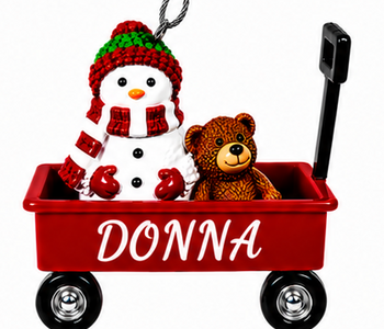 WAGON ORNAMENT-DONNA