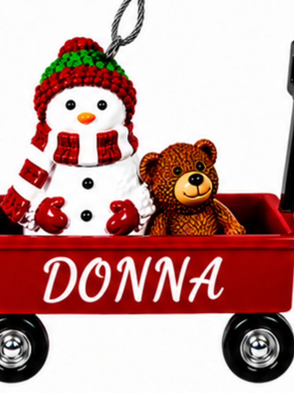 WAGON ORNAMENT-DONNA
