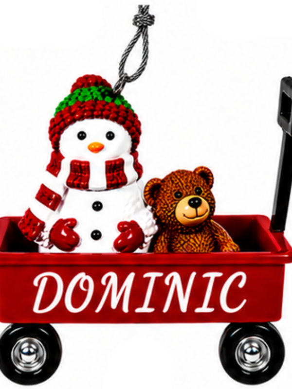 WAGON ORNAMENT-DOMINIC