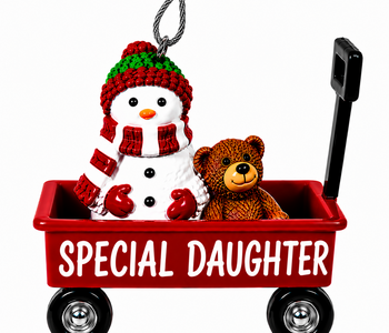 WAGON ORNAMENT-SPECIAL DAUGHTER