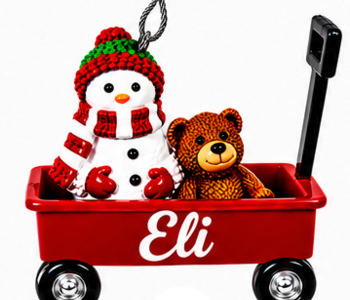 WAGON ORNAMENT-ELI