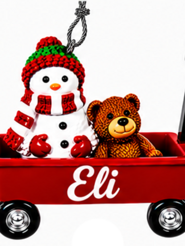 WAGON ORNAMENT-ELI