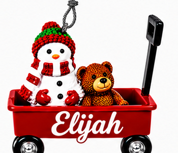 WAGON ORNAMENT-ELIJAH