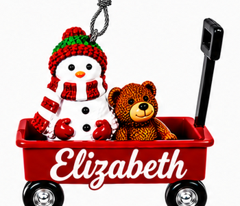 WAGON ORNAMENT-ELIZABETH