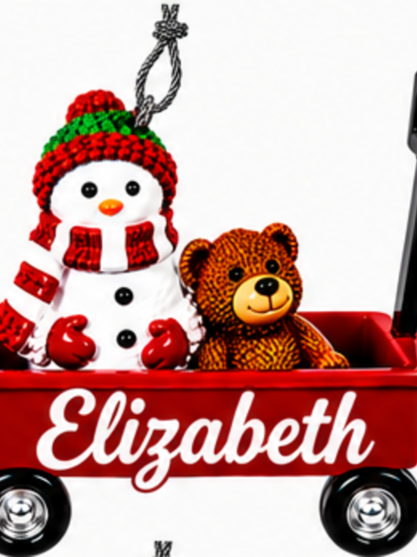 WAGON ORNAMENT-ELIZABETH