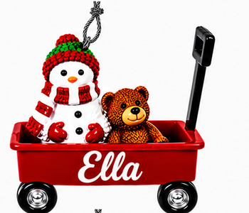 WAGON ORNAMENT-ELLA