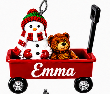 WAGON ORNAMENT-EMMA