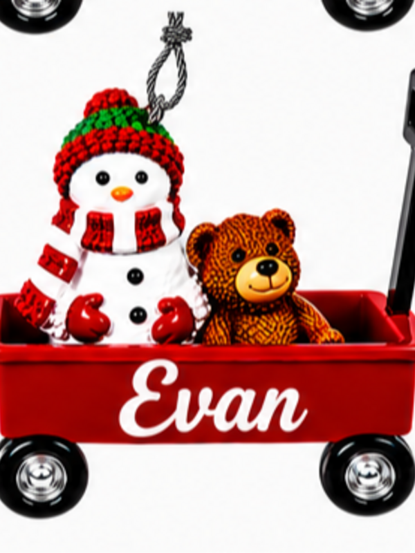 WAGON ORNAMENT-EVAN