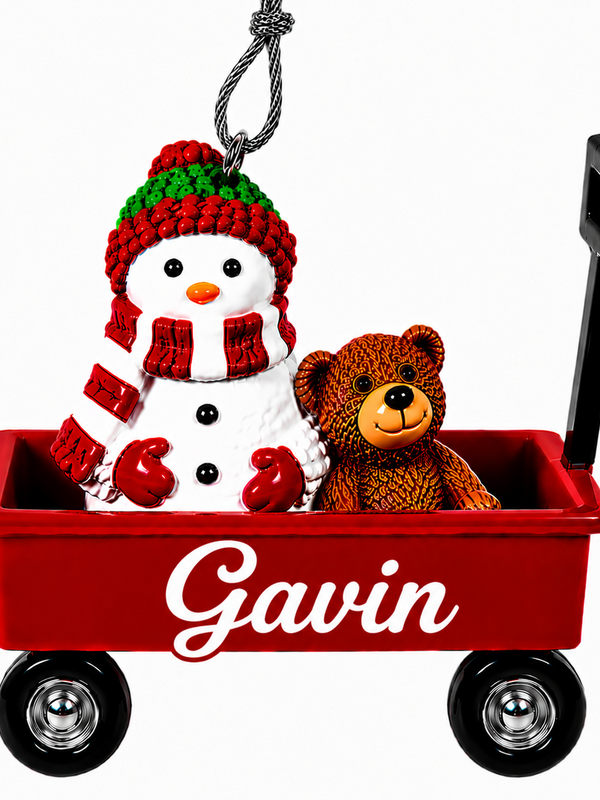 WAGON ORNAMENT-GAVIN