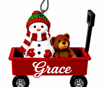 WAGON ORNAMENT-GRACE