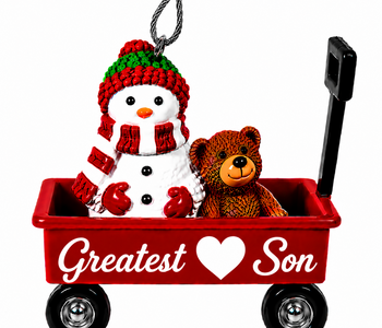 WAGON ORNAMENT-GREATEST SON