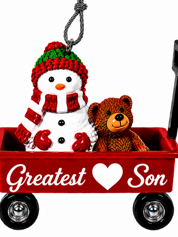 WAGON ORNAMENT-GREATEST SON