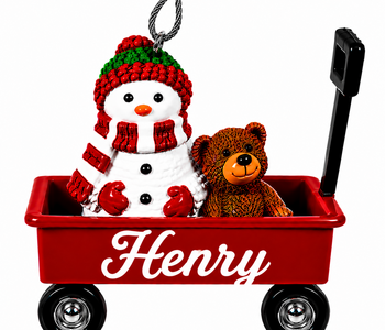 WAGON ORNAMENT-HENRY