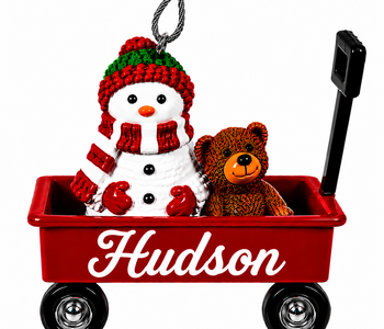 WAGON ORNAMENT-HUDSON