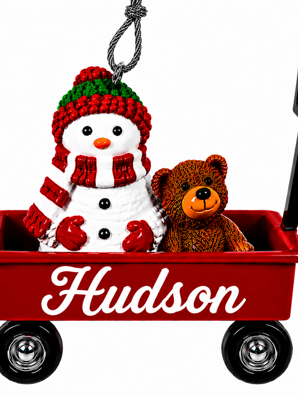 WAGON ORNAMENT-HUDSON