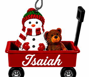 WAGON ORNAMENT-ISAIAH